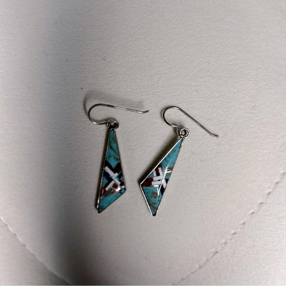 Handmade Native American style earrings